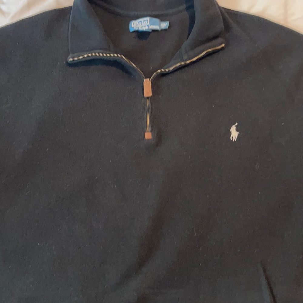 Like New!! Black 2XLT Big&Tall Polo Sweater